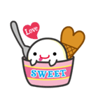 アイスクリームのおばけちゃん（個別スタンプ：5）