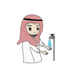 Arab guy , Keffiyeh lover（個別スタンプ：33）