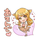 ネコ耳スタンプ☆敬語・日常編（個別スタンプ：11）