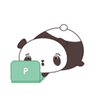Pebbles - Lovely Panda Bear (English)（個別スタンプ：14）