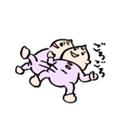 ドタバタ赤ちゃんスタンプ（個別スタンプ：4）