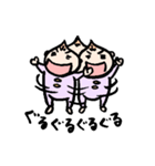 ドタバタ赤ちゃんスタンプ（個別スタンプ：35）