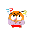 縁起の良いふくろう家族（個別スタンプ：26）