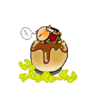 ふっちゃんとわさびの愉快な日常（個別スタンプ：3）
