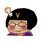 おかっぱちゃん（個別スタンプ：17）
