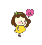 Smiling girl（個別スタンプ：1）