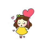 Smiling girl（個別スタンプ：8）