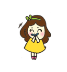 Smiling girl（個別スタンプ：12）