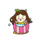 Smiling girl（個別スタンプ：15）