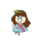 Smiling girl（個別スタンプ：16）