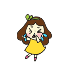 Smiling girl（個別スタンプ：17）