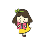 Smiling girl（個別スタンプ：35）