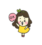 Smiling girl（個別スタンプ：36）