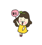 Smiling girl（個別スタンプ：40）