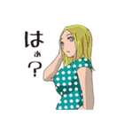 戦闘的女子（個別スタンプ：3）