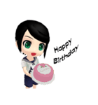 Lucky Cute Girl Vol.2 (Eng Version)（個別スタンプ：31）