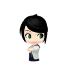 Lucky Cute Girl Vol.2 (Eng Version)（個別スタンプ：38）