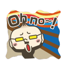 Onion uncle 1  (English version)（個別スタンプ：1）