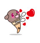 チョコレートアイスクリーム（個別スタンプ：22）