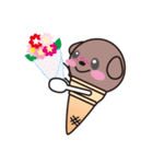 チョコレートアイスクリーム（個別スタンプ：24）