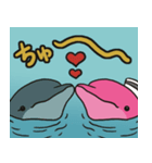 ピンクイルカくんの日常（個別スタンプ：5）