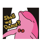 ピンクイルカくんの日常（個別スタンプ：24）