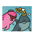 ピンクイルカくんの日常（個別スタンプ：40）
