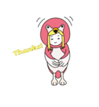 動物着ぐるみ Zooくるみ レッドリスト編（個別スタンプ：4）