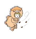 動物着ぐるみ Zooくるみ レッドリスト編（個別スタンプ：22）