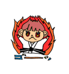 柔道少女（個別スタンプ：1）