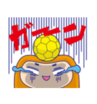 すべって、ころんで、ハンドボール部（個別スタンプ：28）