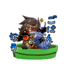 蜘蛛擬人化スタンプ（個別スタンプ：9）