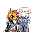 蜘蛛擬人化スタンプ（個別スタンプ：19）
