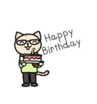 Cat in the city（個別スタンプ：39）