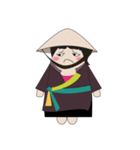 Vietnam's traditional costume（個別スタンプ：4）