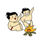 Sumo Dad and Sumo Son - English（個別スタンプ：22）