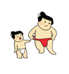 Sumo Dad and Sumo Son - English（個別スタンプ：25）