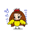 Bob hair girl in LINE（個別スタンプ：18）