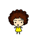 Bob hair girl in LINE（個別スタンプ：25）