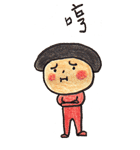 Mr. Big-head and Ms. Small-head（個別スタンプ：19）