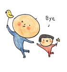 Mr. Big-head and Ms. Small-head（個別スタンプ：23）