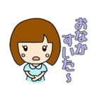 女の子の一言スタンプ（個別スタンプ：7）