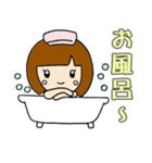 女の子の一言スタンプ（個別スタンプ：8）