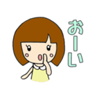 女の子の一言スタンプ（個別スタンプ：33）