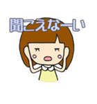 女の子の一言スタンプ（個別スタンプ：34）