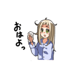 感情表現うま子（個別スタンプ：3）