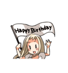 感情表現うま子（個別スタンプ：37）
