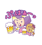 OLムギ子＆パイセンの酒の日々（個別スタンプ：4）