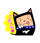 黒いあいつームギとコター（個別スタンプ：21）
