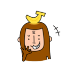 バナナサル（個別スタンプ：8）